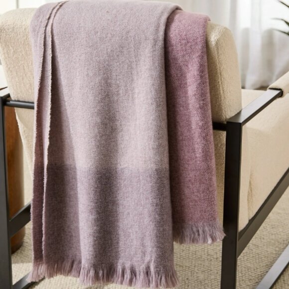 Better Homes & Gardens Ultra Soft Brushed Woven Throw Blanket in Violet Gem. NWT - Picture 2 of 8